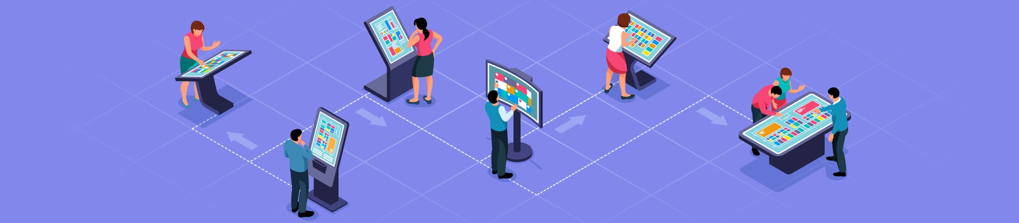 What are the advantages of using interactive technology at events